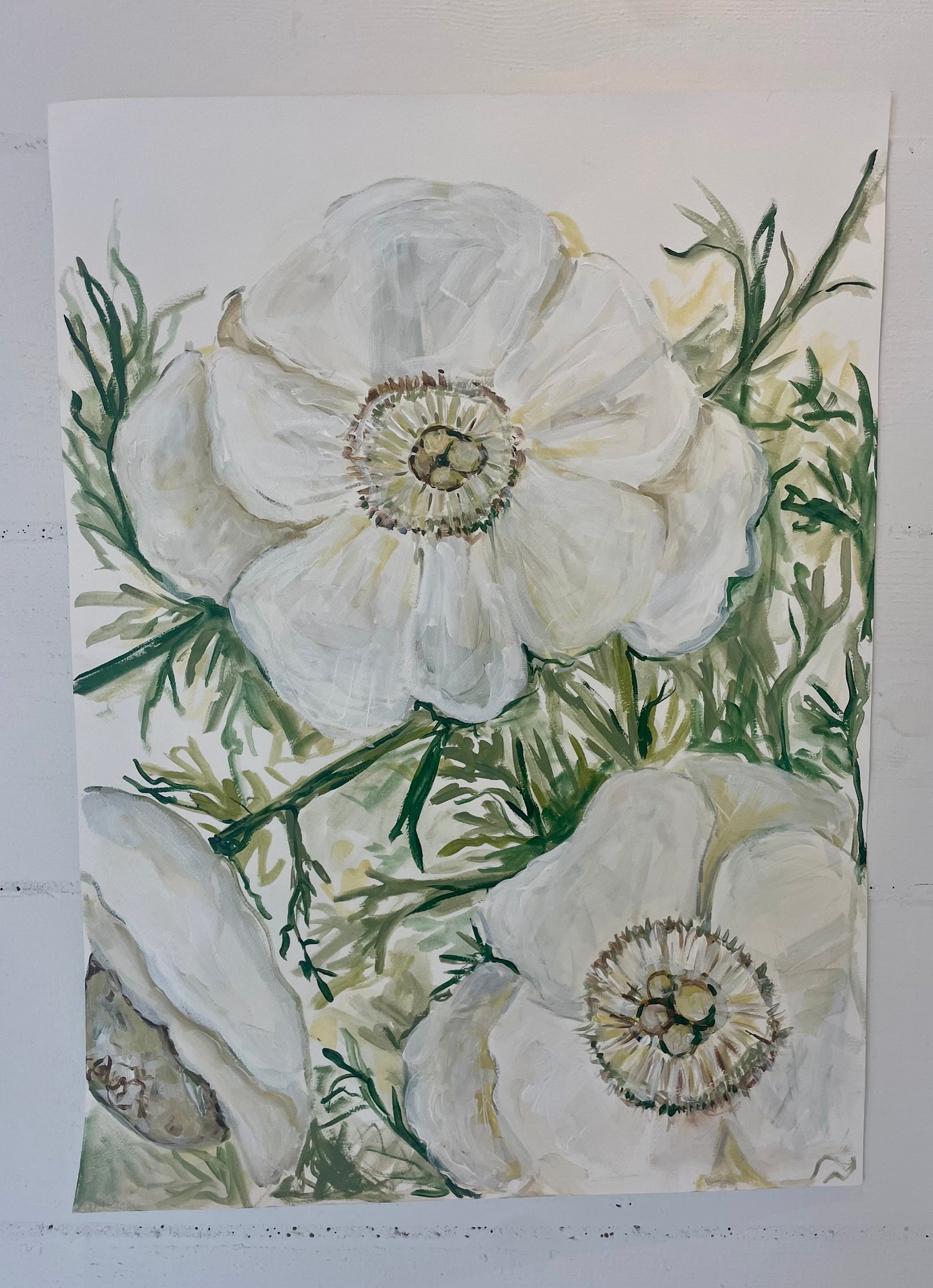 White flower study